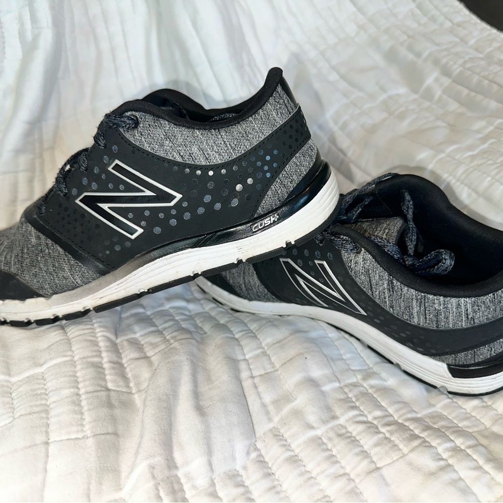 New Balance Charcoal and Black Athletic Shoes